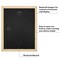 Americanflat Picture Frame with Wide Molding with Mat - Modern Wide Picture Frame - Plexiglass Cover - Hanging Hardware - Includes Easel